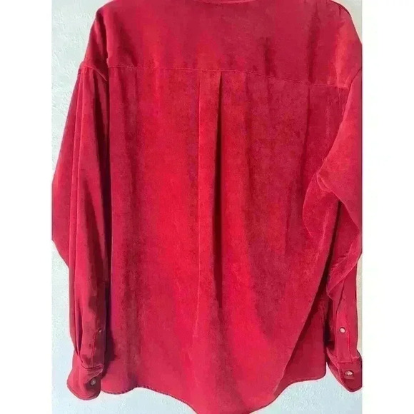 Vintage St Johns Bay Mens 70s 80s Chamois Cloth Flannel Thick Heavy Shirt large - Picture 3 of 9